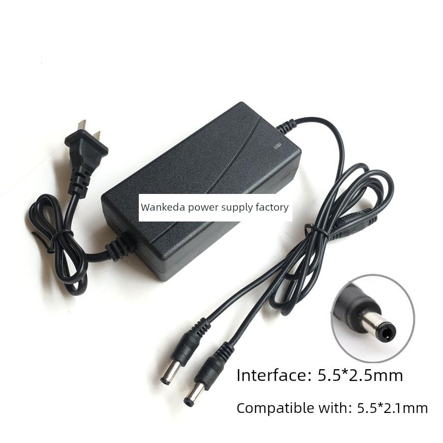 一拖二电源适配器DC12V5A4A12V3A6A12伏2安1.5A500mA一分二充电线 - 图1