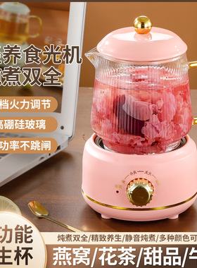 多功能养生杯迷你养生壶保温杯电热水杯办公室煮花茶壶礼盒装