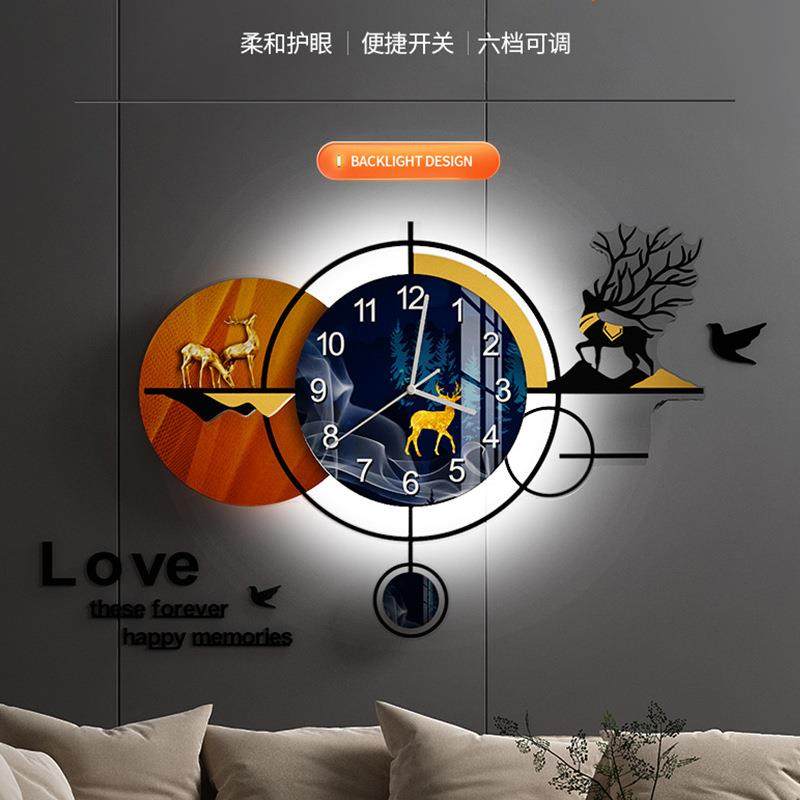 新款钟表装饰挂钟客厅简约创意现代挂墙艺术时尚网红家用大气时钟,淘宝优惠券,粉丝福利购,淘宝优惠卷