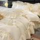 Princess Feng Shui Wash Silk Bed Four-Piece Set Summer Ice Silk Cool Bed Sheets Summer Naked Bedding Products