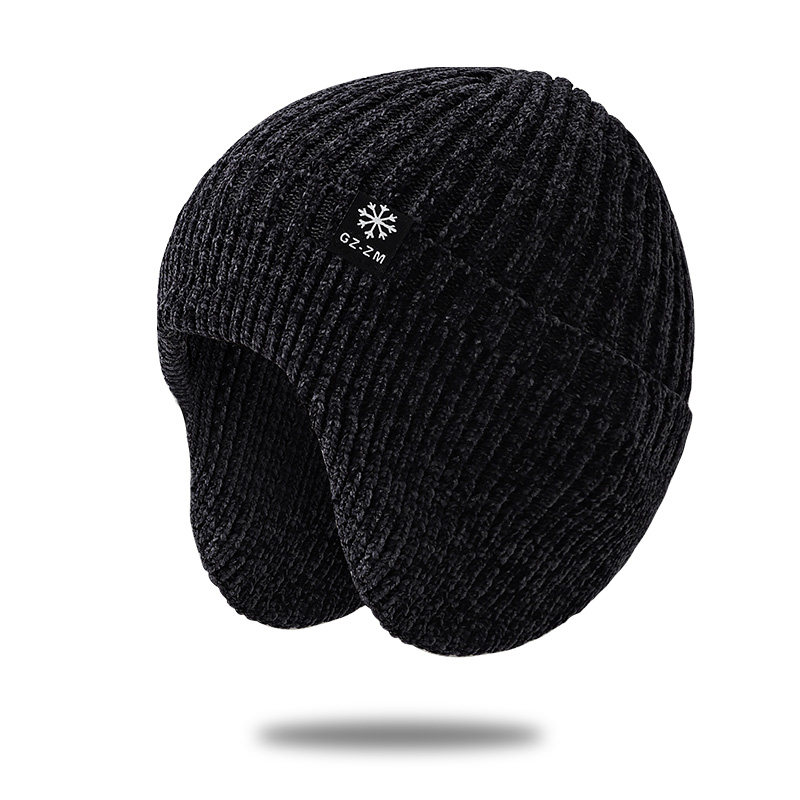 【加绒款】帽子男冬防寒针织帽保暖毛线帽棉帽冬季电动车防风护耳,淘宝优惠券,粉丝福利购,淘宝优惠卷
