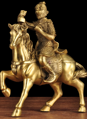 大号纯铜马上封侯摆件猴子马工艺品送领导办公室桌招财客厅装饰品