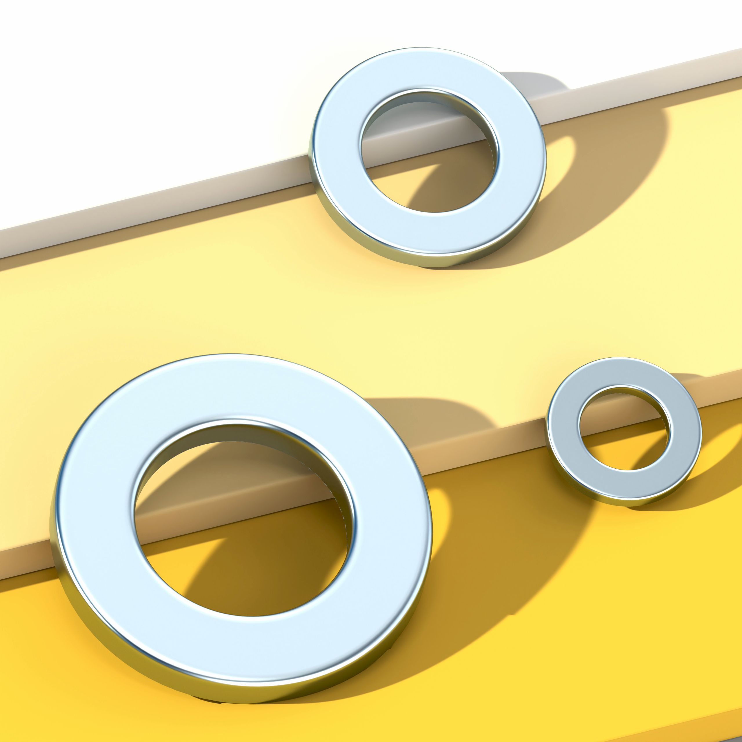 100HV200HV300HV镀锌平垫片DIN125圆形垫圈M3M4M5M6-M48 GB/T97.1 - 图0