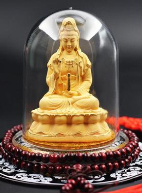 绒沙金汽车如来摆件车用生肖佛像狗年本命阿弥陀佛车内装饰品车载