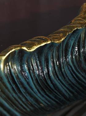 家大叶02820乔迁新居开礼品招财业大芭叶客厅大摆件蕉现代简约玄