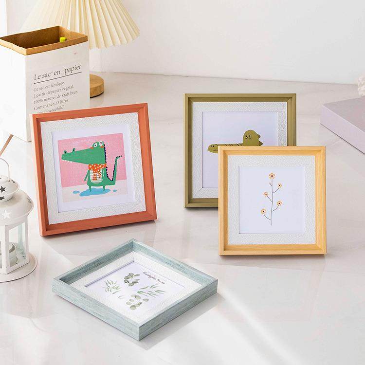 油画棒相框摆台北欧风摆件6寸8寸正方形画框装裱挂墙打印加洗照片,淘宝优惠券,粉丝福利购,淘宝优惠卷