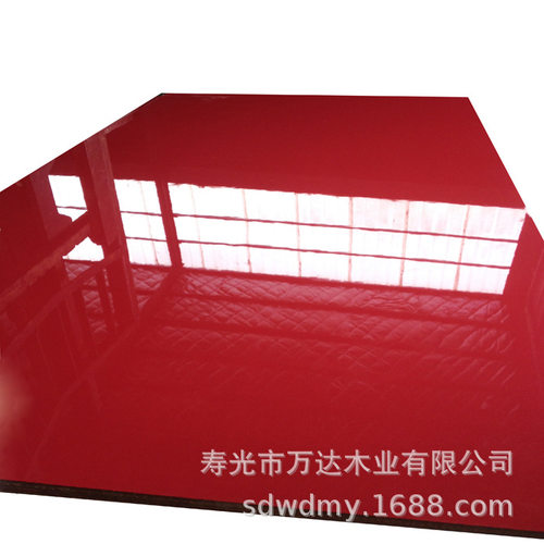 厂家优惠UV板 UV漆面板 出口密度板UV 高光板三胺密度板 12mm高光 - 图2