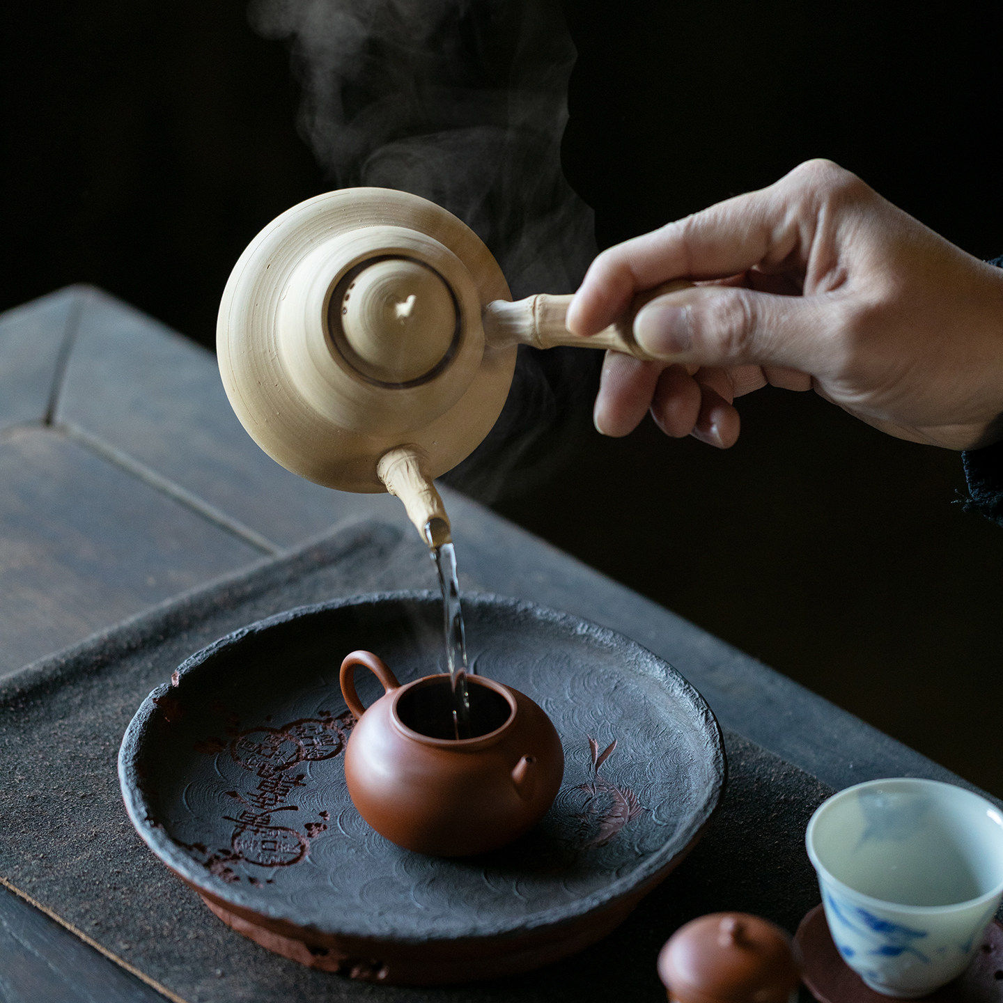 里作复古手工雕刻干泡盘潮汕功夫茶茶盘茶台创意高端壶承功夫茶具,淘宝优惠券,粉丝福利购,淘宝优惠卷