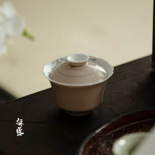 里作福利清仓功夫茶具粉彩手绘干泡盘盖碗茶壶茶杯壶承手工主人杯 - 图3