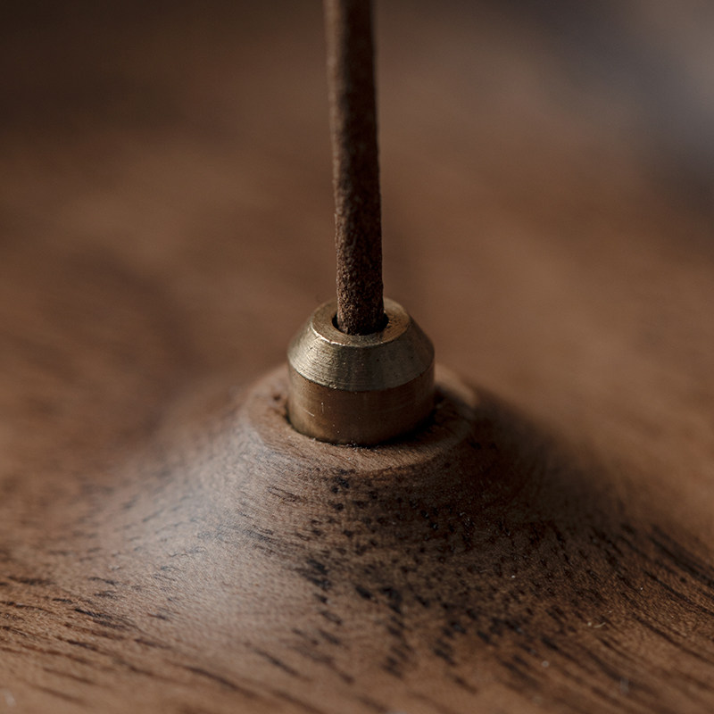 里作创意北美黑胡桃木线香炉日式香道线香香插沉香檀香熏香炉底座,淘宝优惠券,粉丝福利购,淘宝优惠卷