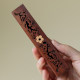 ເຕົາທູບແບບຈີນໃຫມ່ rosewood hollow ຄົວເຮືອນ indoor indoor indoor indoor incense boxer retro incense burner Zen incense burner