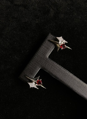 Never Insomnia原创.Auiiss耳钉.银红