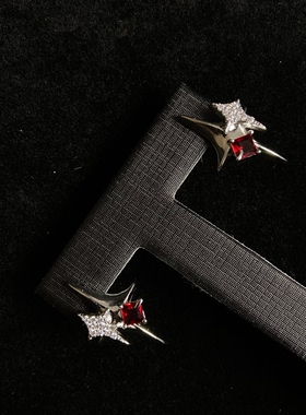 Never Insomnia原创.Auiiss耳钉.银红