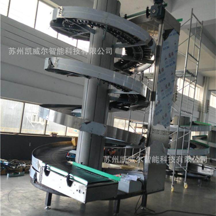 提升设备螺旋机旋转升降连续提升纸箱周转箱包装后端输送高效,淘宝优惠券,粉丝福利购,淘宝优惠卷