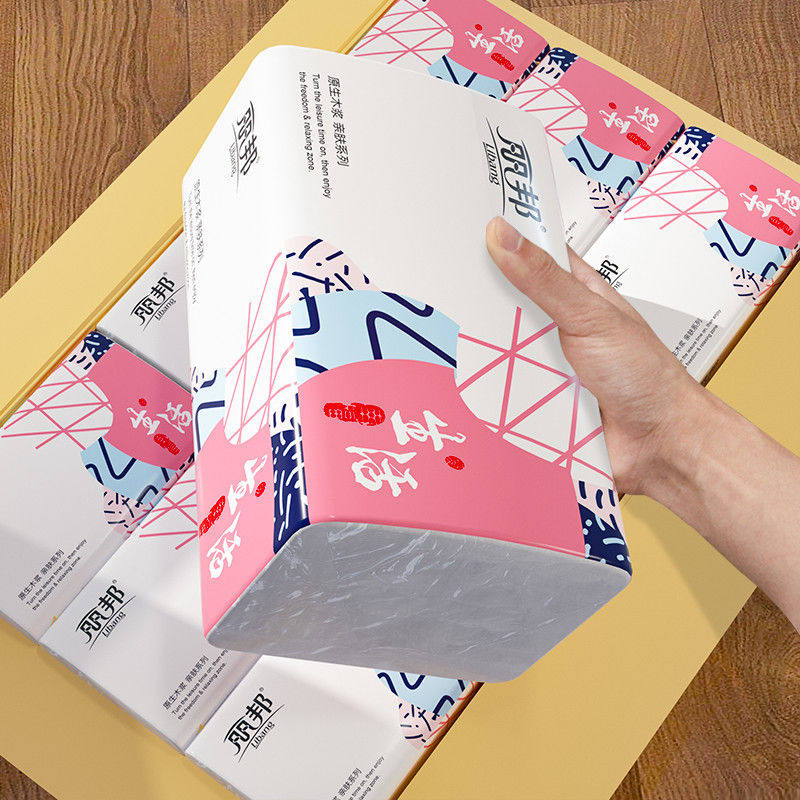 丽邦抽纸家用实惠装一提10包餐巾纸抽擦手纸巾卫生纸面巾抽纸批发,淘宝优惠券,粉丝福利购,淘宝优惠卷