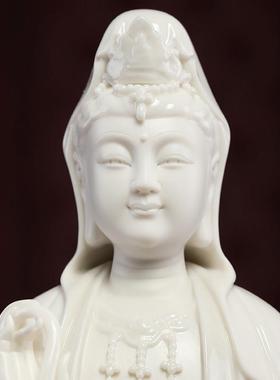 戴玉堂西方三圣观音佛像大势至菩萨像如来佛供奉家用陶瓷阿弥陀佛