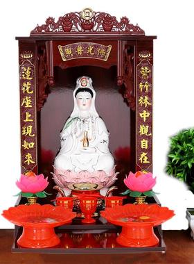 可挂墙陶瓷文财神武财神观音菩萨佛像摆件南海观世音神像佛像佛龛