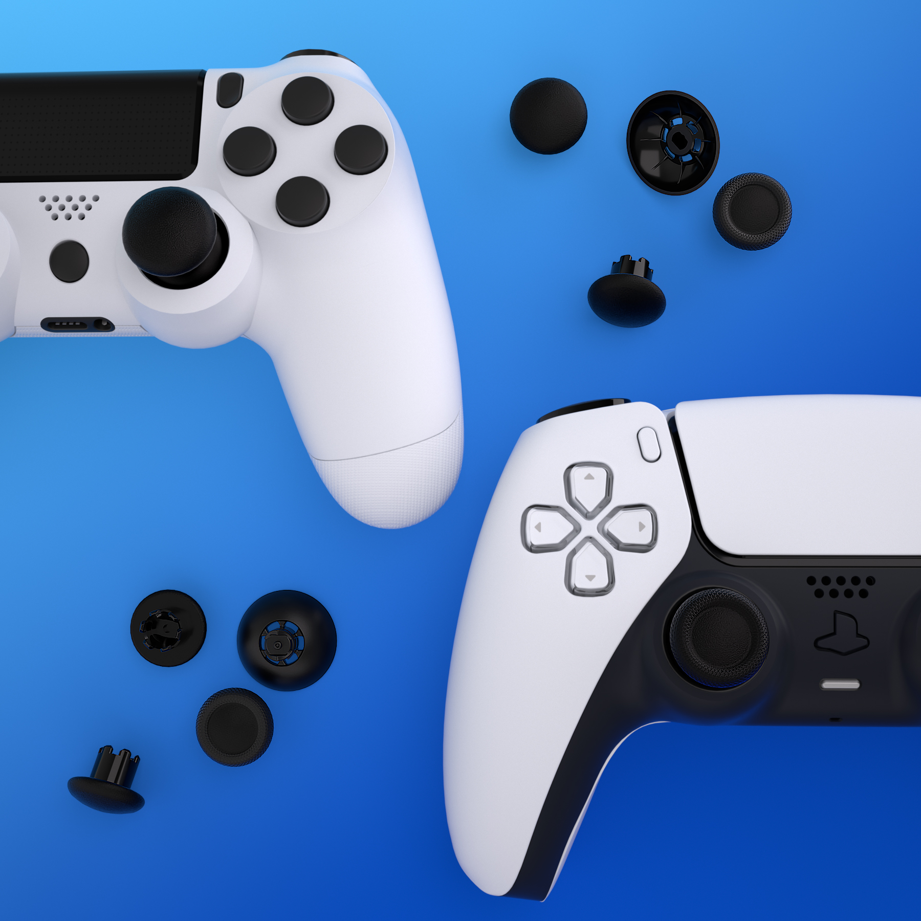 eXtremeRate易极改 EDGE式可替换摇杆蘑菇头PS5&PS4手柄通用可互换精英游戏体验适用DS5手柄DS4手柄 - 图3