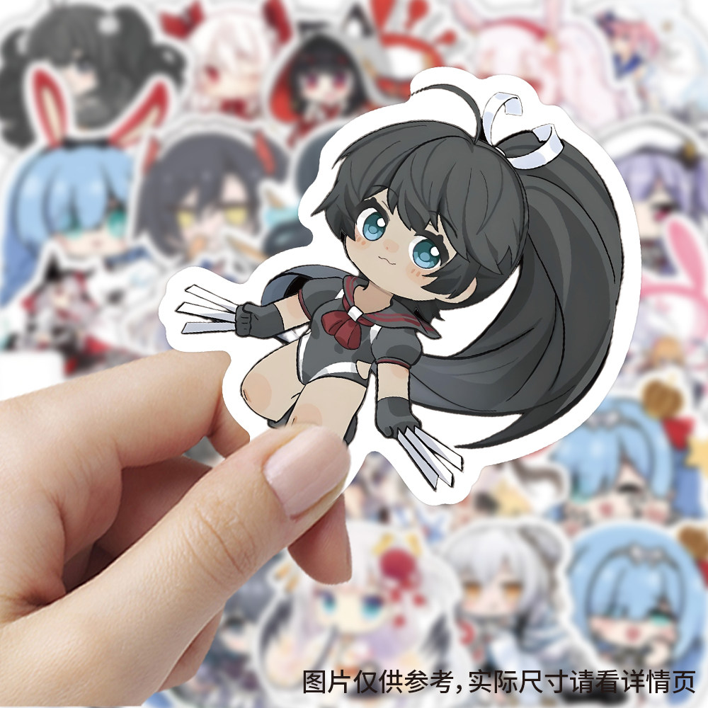 120张碧蓝航线Q版贴纸可爱趣味卡通表情包装饰手账素材防水小贴画,淘宝优惠券,粉丝福利购,淘宝优惠卷