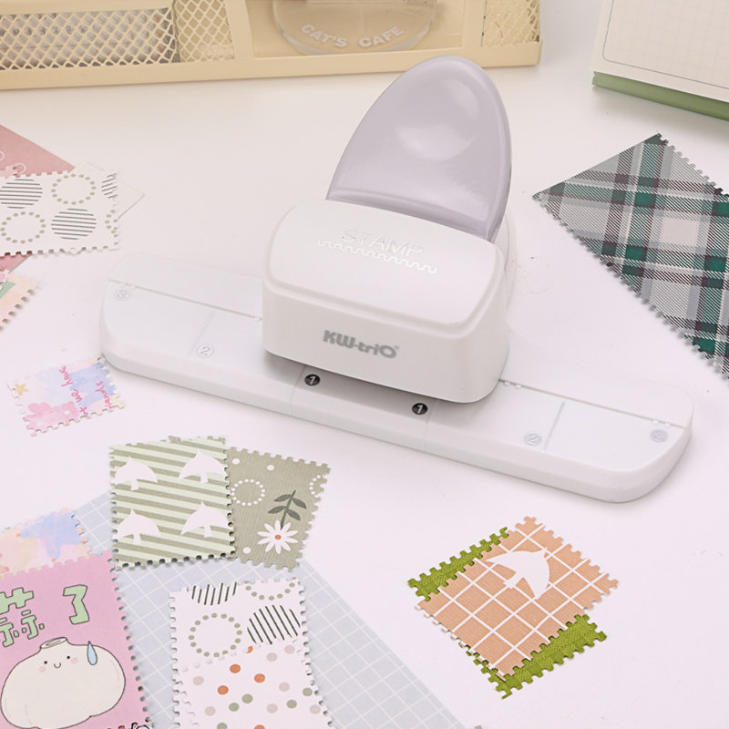 可得优邮票花纹压边机创意装饰压花器手工DIY定制工具手账手账裁纸器,淘宝优惠券,粉丝福利购,淘宝优惠卷