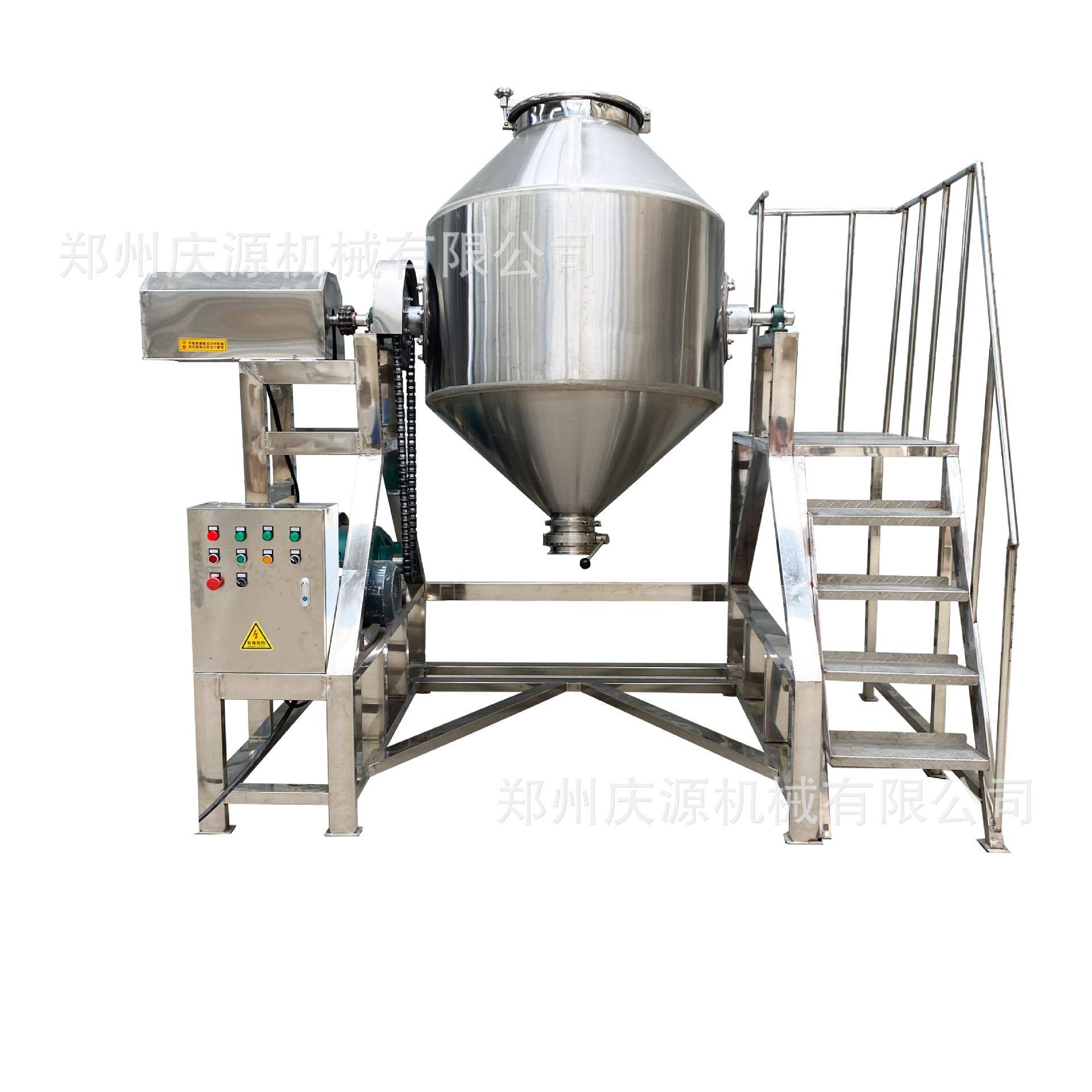 大型不锈钢腰鼓式混合机 商用盐调味料搅拌机 密封粉剂干粉拌料机,淘宝优惠券,粉丝福利购,淘宝优惠卷
