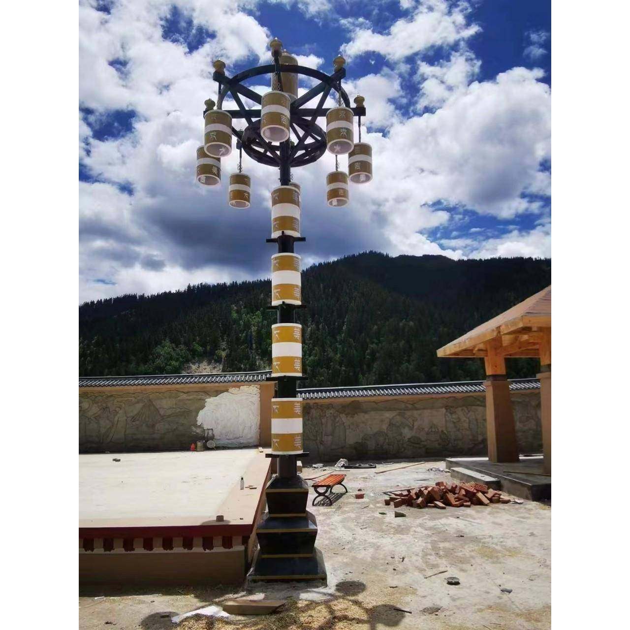 民族风led太阳能路灯6米8米少数民族旅游景区照明特色路灯,淘宝优惠券,粉丝福利购,淘宝优惠卷