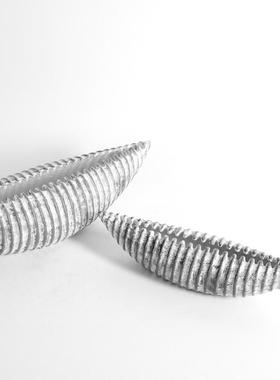 现代简约穿行盆做旧创意玄关摆件家居客厅电视柜装饰品酒店摆设