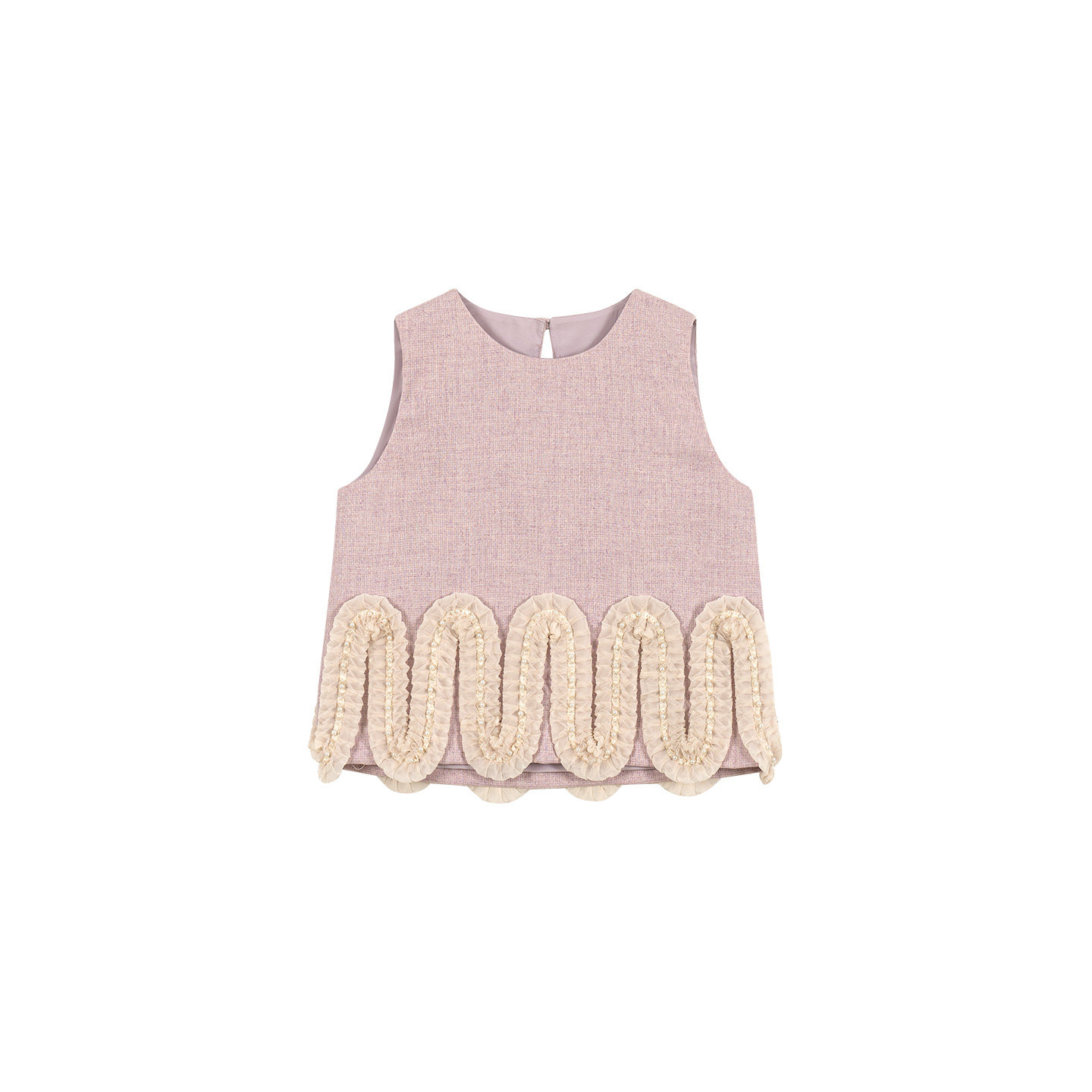 【紫凌波】冯（CHAOMEI 国风菡萏粉法式轻奢花边上衣+半裙套装,淘宝优惠券,粉丝福利购,淘宝优惠卷