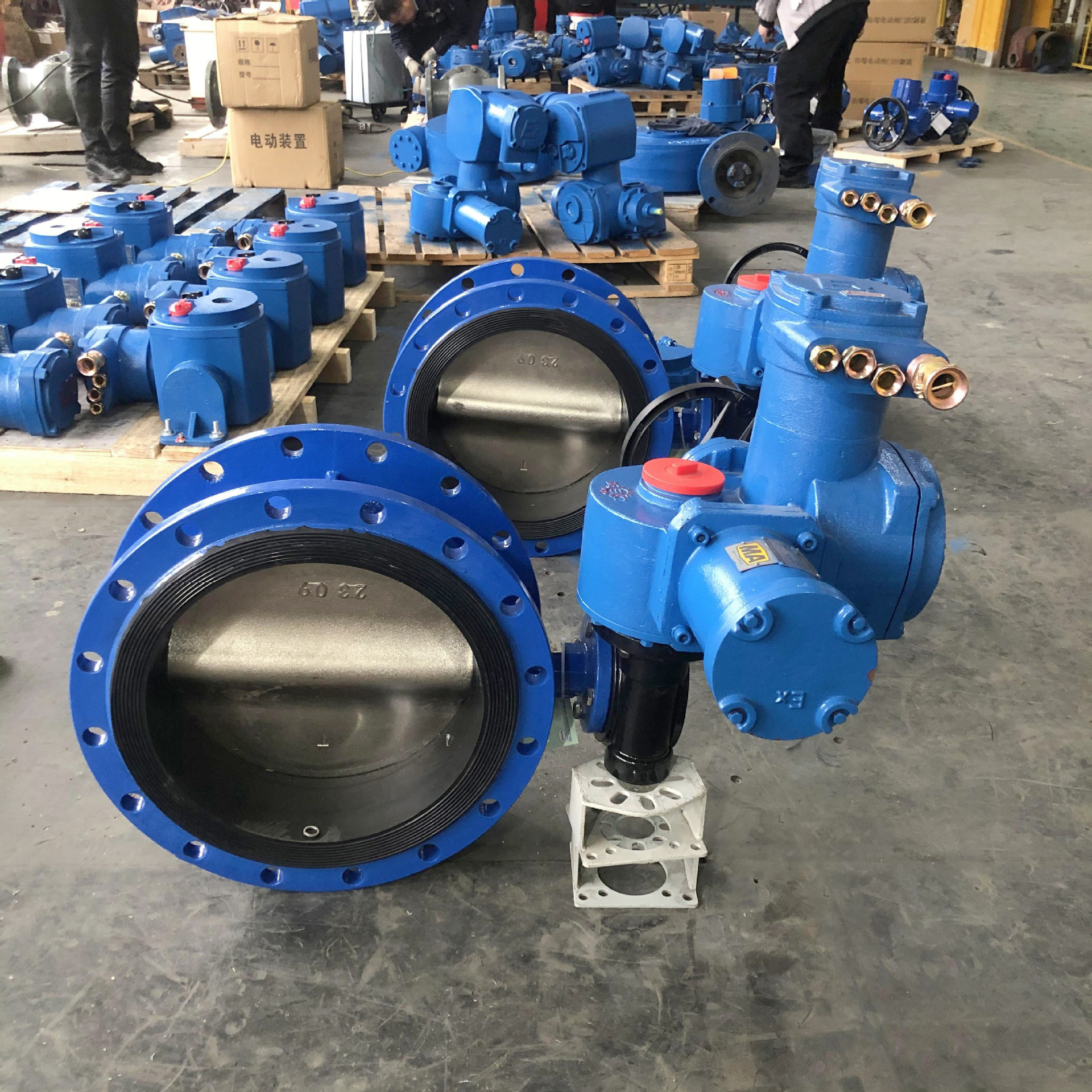 DN250矿用隔爆型电动蝶阀 D9B43H-16C 煤矿井下使用 瓦斯电控阀 - 图1