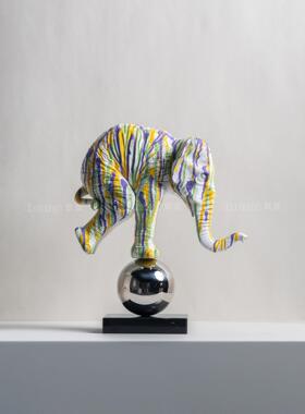 Dnnni可爱趣味动物摆件客厅玄关电视柜儿童房艺术品生日节日送礼