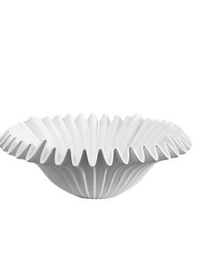 简约现代法式波浪果盘树脂样板间客厅电视柜桌面创意几何装饰品