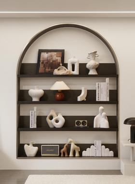 家居装饰收纳中古风酒柜展示柜陶瓷花瓶摆件高级感乔迁礼物