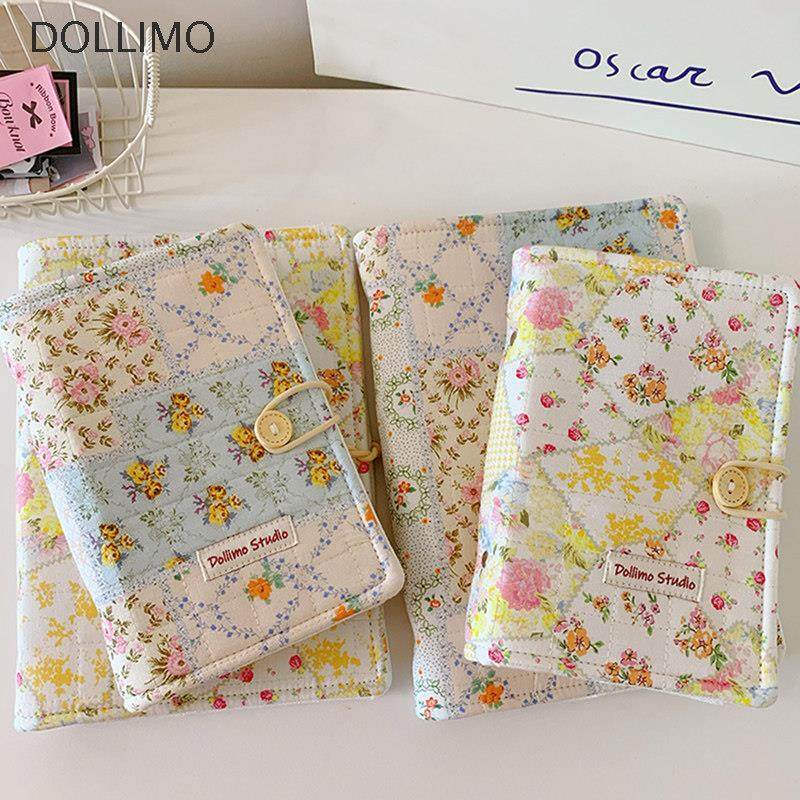 Dollimo布面文艺小碎花手账本 活页本A5A6花期清新创意ins笔记本,淘宝优惠券,粉丝福利购,淘宝优惠卷