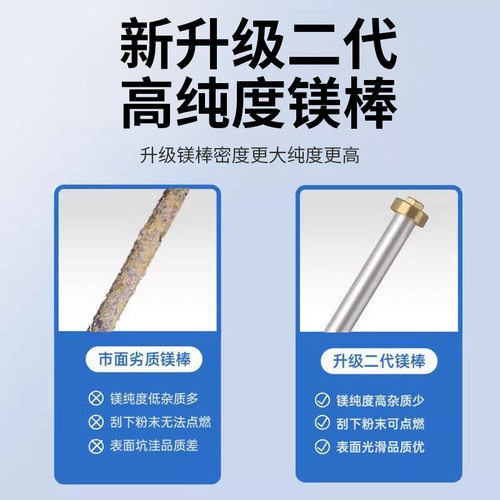 通用型电热水器镁棒40/50/60/80L升排污口除垢阳极加热棒家用配件 - 图0