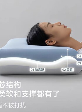 太空星球零压力深睡眠慢回弹三代Pro3.0记忆棉枕头护颈椎酒店枕芯