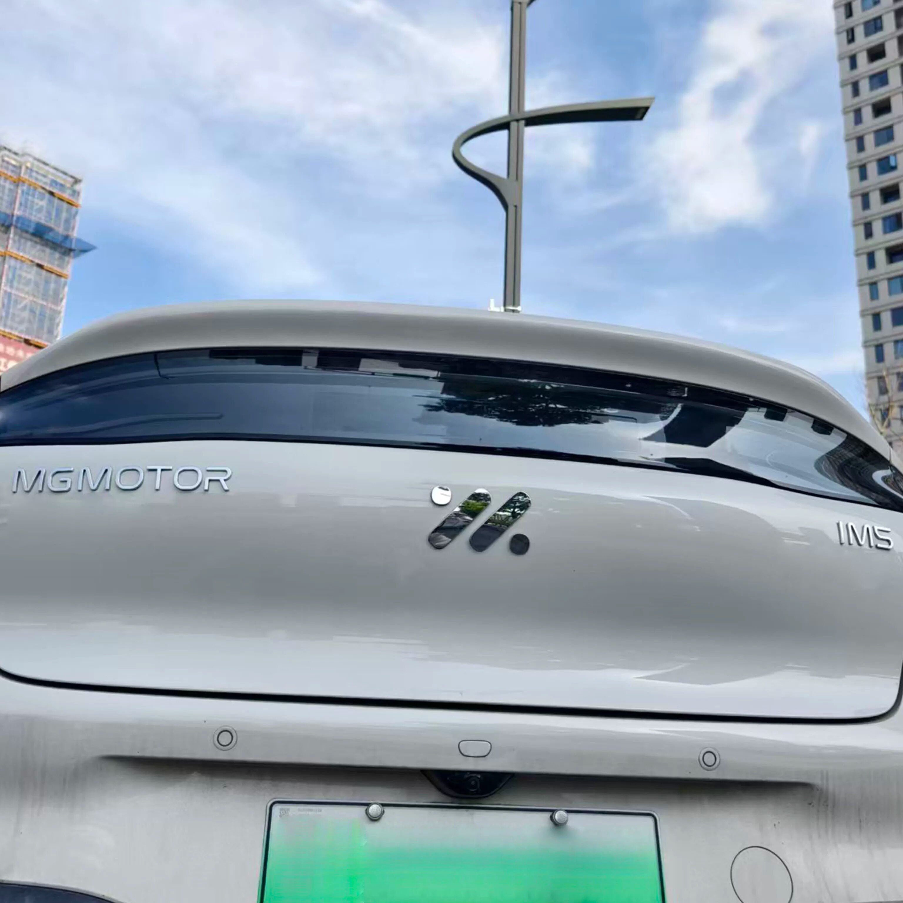 智己MG MOTOR IM6IM5海外版汽车标贴原车材质3D立体搞笑创意字贴