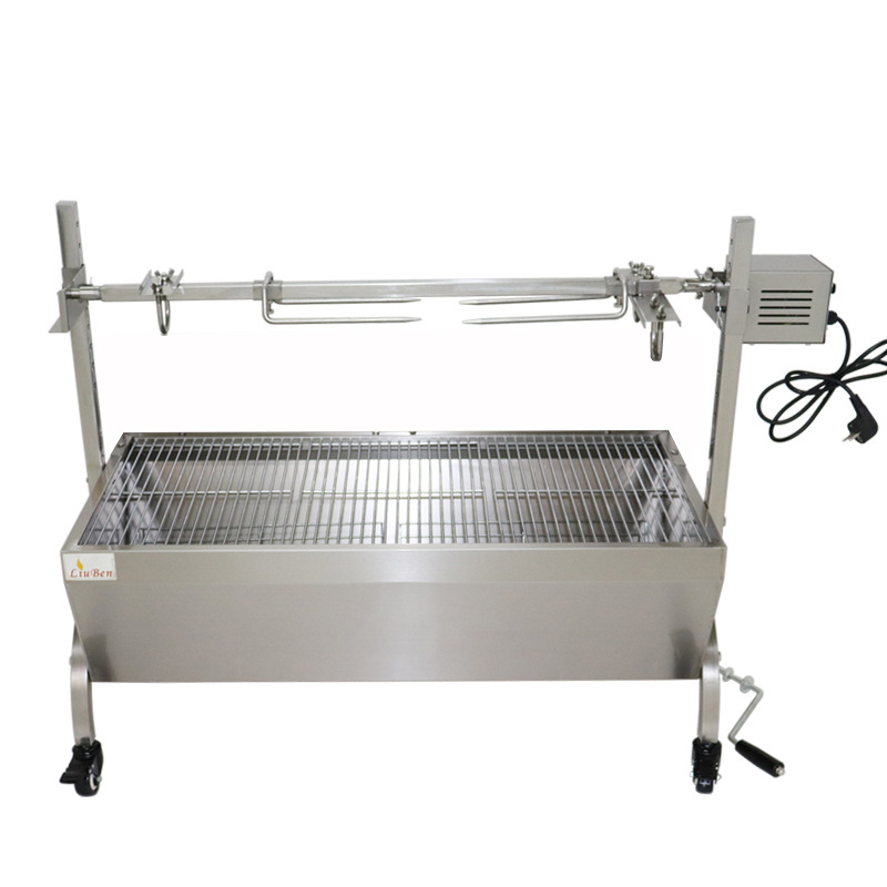 商用自动烧烤机电动烧烤炉户外BBQ手动碳烤野外炉烤炉烧烤架 - 图3