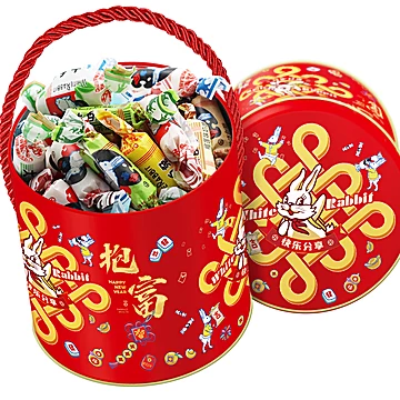 【铁盒装】经典大白兔奶糖礼盒88g[2元优惠券]-寻折猪