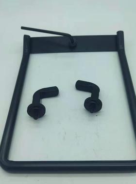 台历支架 电泳黑色台历架桌面牛角钩螺母扳手固定螺丝7件套台历架