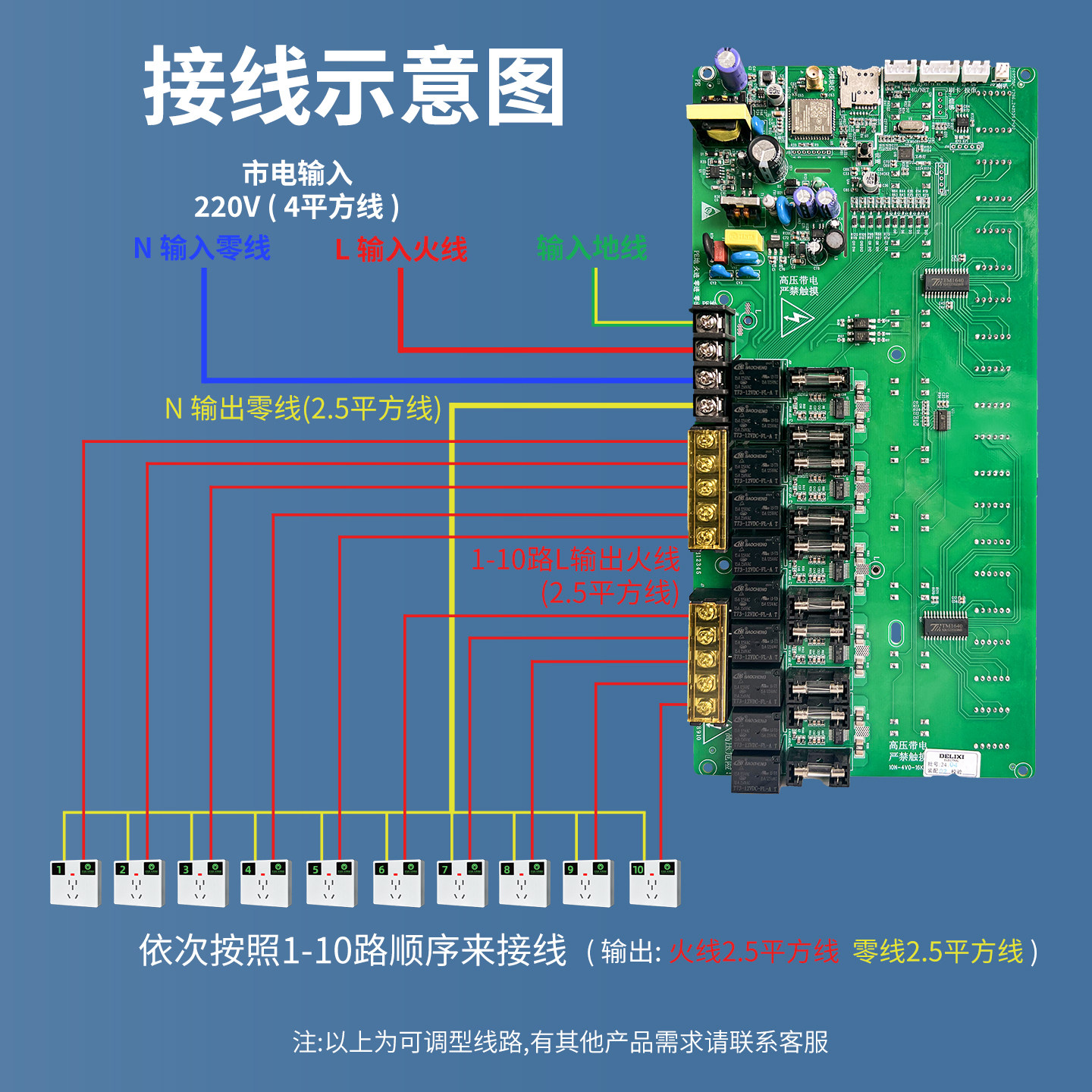 德力西电瓶车电动车充电桩二轮10路扫码收费出租屋智能充电站4G,淘宝优惠券,粉丝福利购,淘宝优惠卷