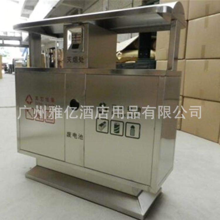 户外不锈钢分类垃圾桶公园小区环卫垃圾箱市政大号加厚不锈钢桶,淘宝优惠券,粉丝福利购,淘宝优惠卷