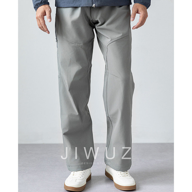 JIWUZ3D立体结构拼接多口袋未来感全场景休闲加绒弯刀软壳冲锋裤,淘宝优惠券,粉丝福利购,淘宝优惠卷