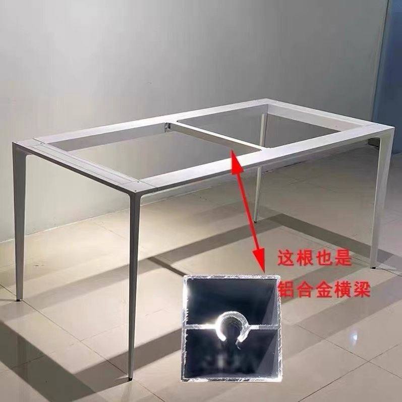 意式岩板餐桌脚小户型桌腿实心铝合金餐台脚大理石桌脚支架,淘宝优惠券,粉丝福利购,淘宝优惠卷