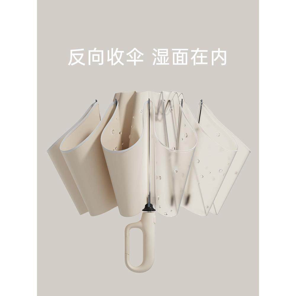 左都全自动环扣雨伞反向女加大加厚加固晴雨两用折叠学生上学专用,淘宝优惠券,粉丝福利购,淘宝优惠卷