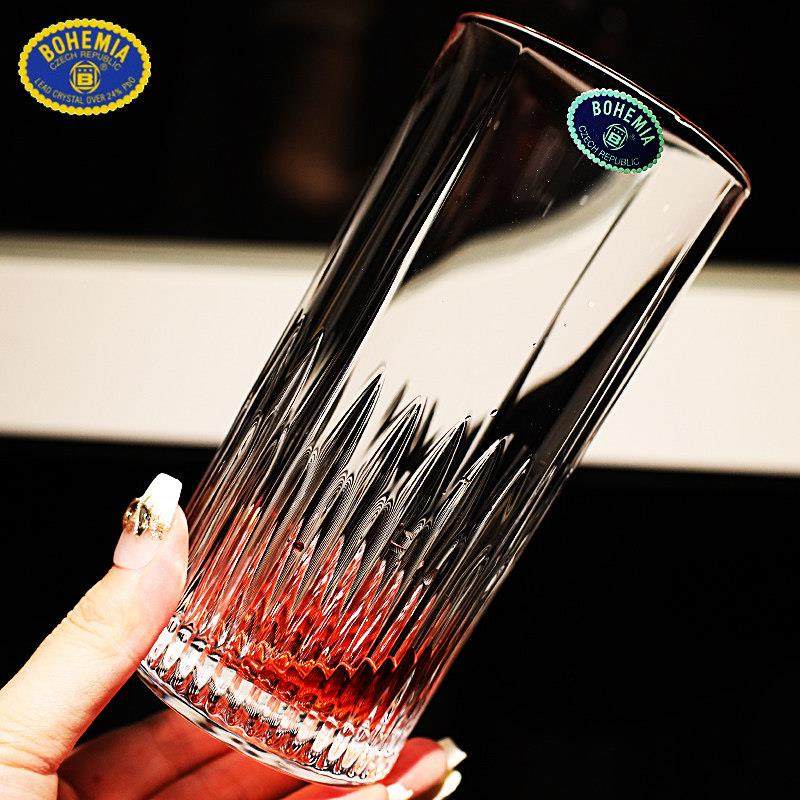 捷克进口水晶玻璃威士忌洋酒杯调鸡尾酒杯花茶杯高果汁饮料水杯子,淘宝优惠券,粉丝福利购,淘宝优惠卷