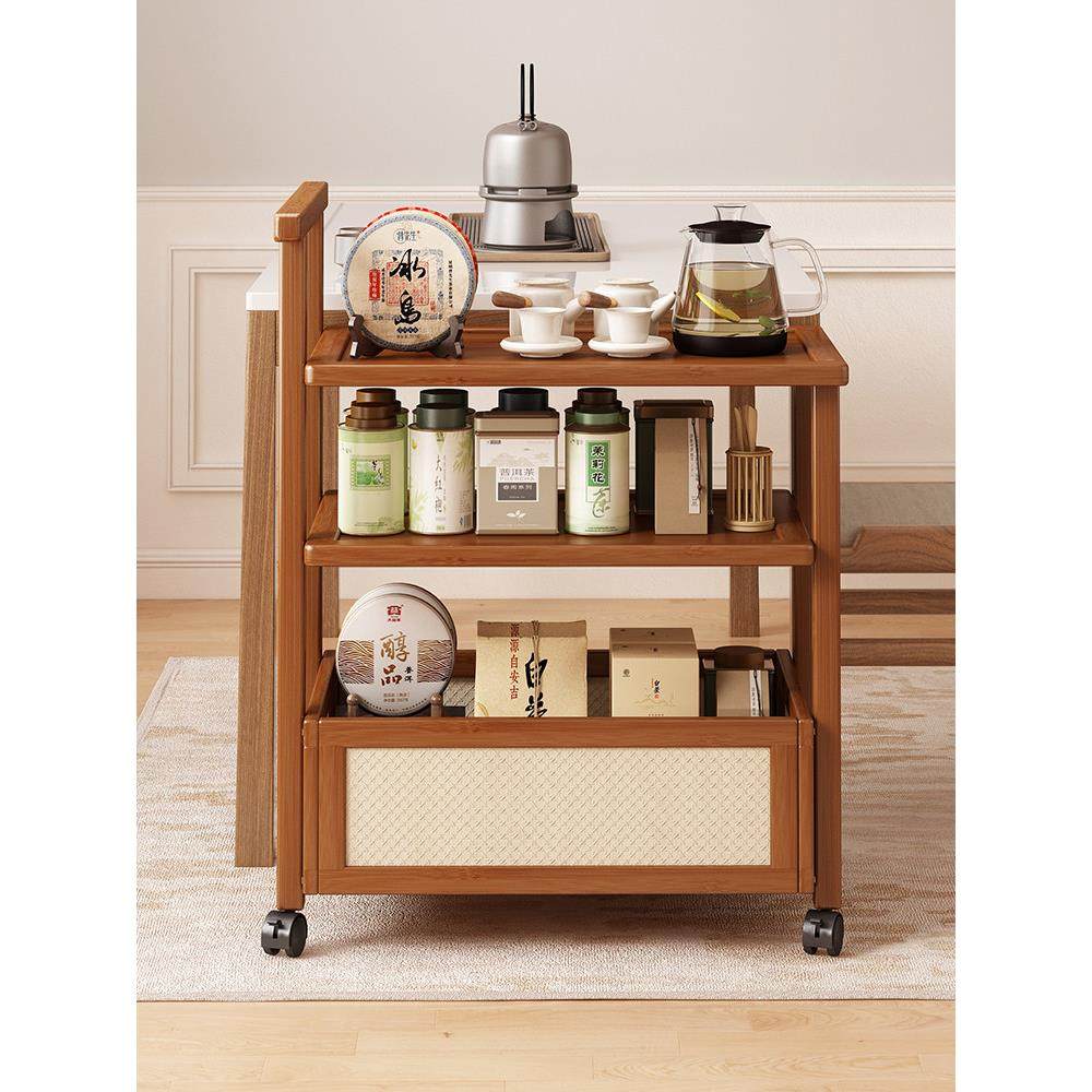 简易家用移动茶几推车小餐车客厅收纳车边几置物架沙发边桌小户型,淘宝优惠券,粉丝福利购,淘宝优惠卷