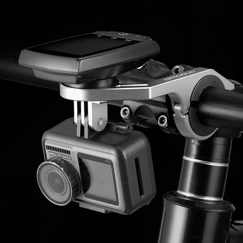 自行车码表支架山地公路车延伸架运动相机计速器车灯加长底座配件 - 图2