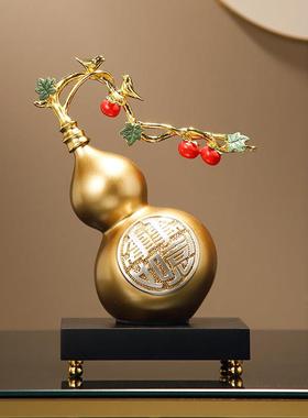 新中式事事如意葫芦吉祥鹿招财摆件玄关客厅电视柜酒柜装饰品乔迁