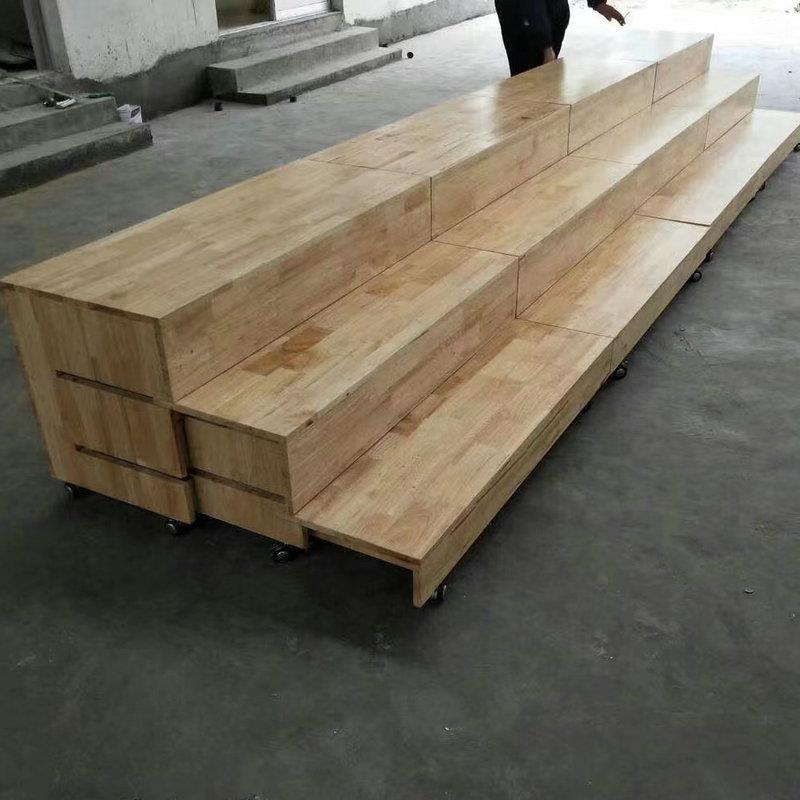 厂家供应多功能实木合唱台板式指挥台演讲台三层音乐教师合唱台 - 图2