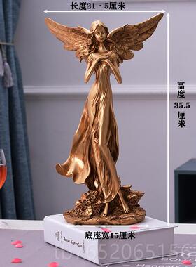 正品轻奢现代装品饰创意客家居厅软房间电视柜美容院美女天使人体